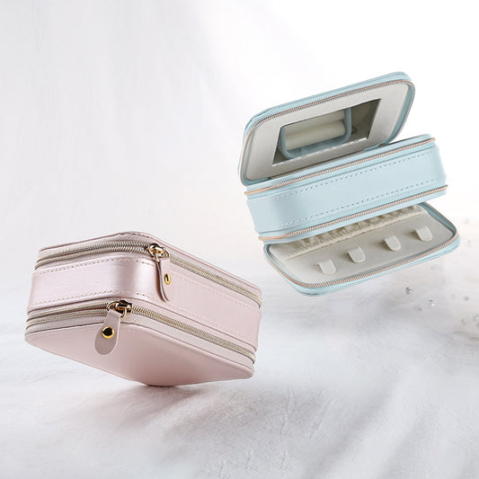 Elegant PU Travel Jewelry Box