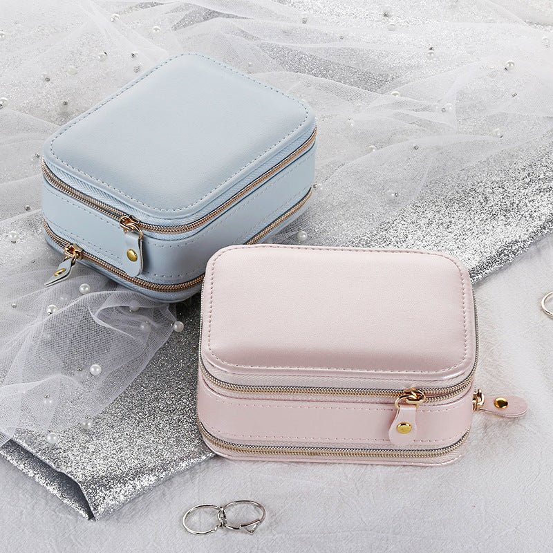 Elegant PU Travel Jewelry Box