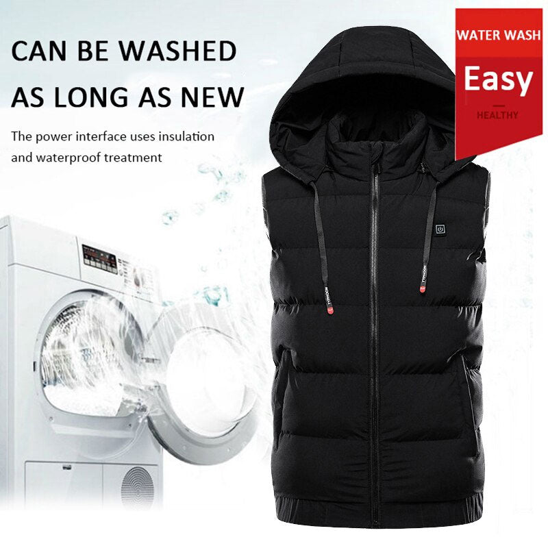 Smart Heat Men's Hooded Vest