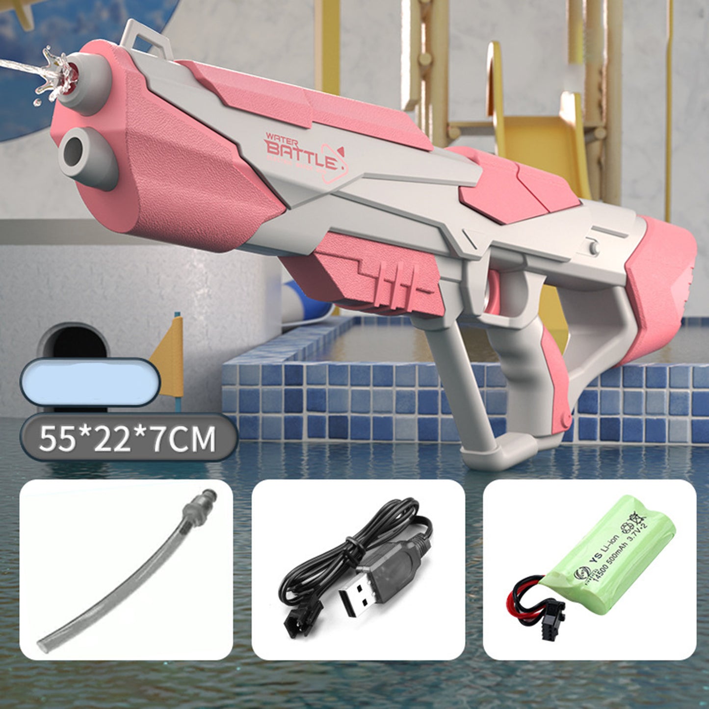 Electric Water Gun for Space Battles