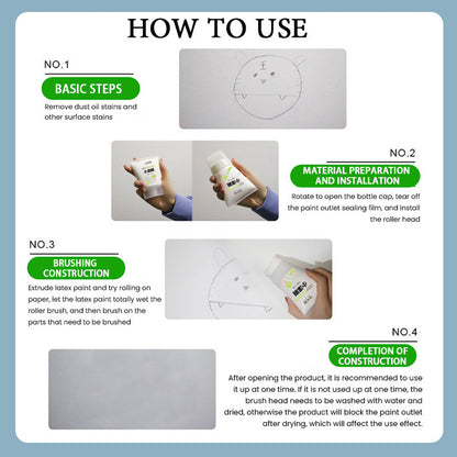 Wall Repair Patching Roller Brush Set