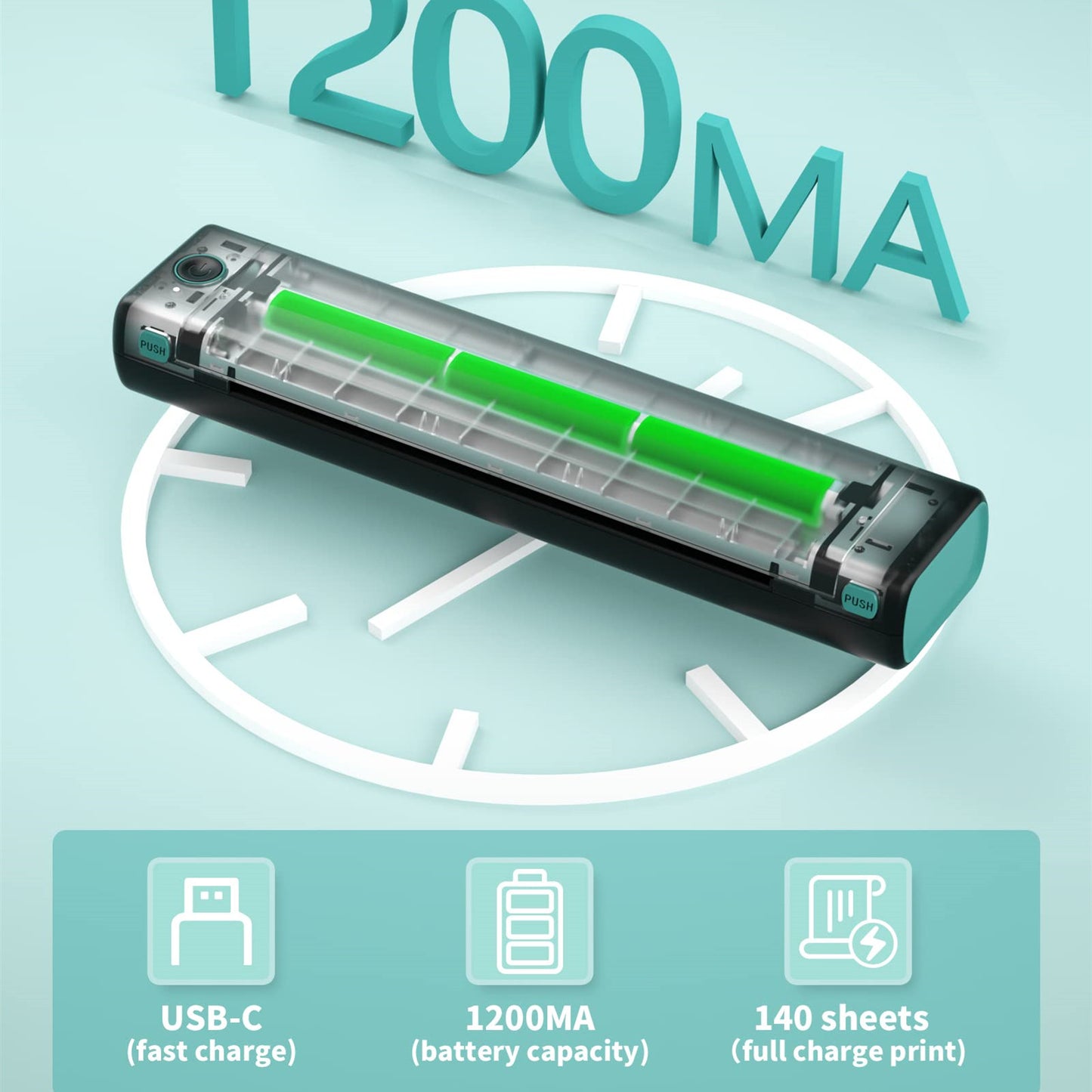 Travel Print Wireless Thermal Printer